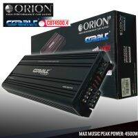 เพาเวอร์แอมป์ติดรถยนต์ 4CH.ORION รุ่นCBT4500.4 คลาสเอบี กำลังขับสูงสุด 4500วัตต์ ใช้ขับเสียงลำโพงกลางแหลม ลูกโดดแหลมจานหรือลำโพงแยกชิ้นแกนร่วม