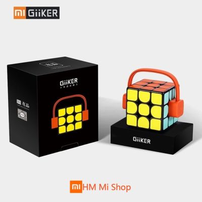 Xiaomi GiiKER Smart Super Rubik S Cube เรียนรู้ด้วยความสนุกสนานของเล่นเชื่อมต่อบลูทูธแพคเกจใหม่ I3 Supercube