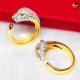 F18 แหวนหัวเสือเพชร แหวนเพชร แหวนทอง ทองโคลนนิ่ง ทองไมครอน ทองหุ้ม ทองเหลืองชุบทอง ทองชุบ แหวนผู้หญิง