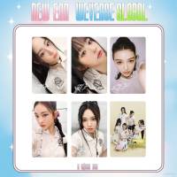 6PCS/set Newjeans WVS photocard MINJI HANNI HAERIN DANIELLE HYEIN Lomo card photo collection