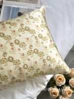 MUJI High-end Silk pillowcase single-sided mulberry silk printed silk envelope open sleep beauty pillowcase skin-friendly and silky single price