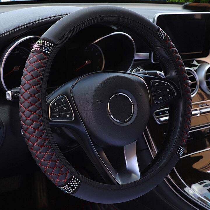 occkic HighGrade PU Leather Car Steering Wheels Cover For Daihatsu