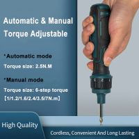 0.15-7 Nm Large Torque Manual Tool Electric Screwdriver Straight Handle Mini Electric Drill Hand Tools Ratchet Screwdriver Set