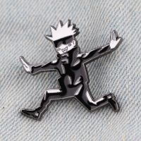 【YF】 Jujutsu Kaisen Gojo Satoru Manga Badges With Anime Brooches on Enamel Pin Lapel Pins New Year Accessories