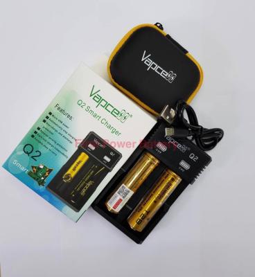 เครื่องชาร์จ Vapcell Q2 + ถ่านชาร์จ Vapcell T28 18650 2800mAh 2ก้อน ของแท้