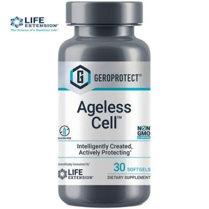 หมดอายุ 08/24 💦👑 LE Ageless cell 30 sofegels GEROPROTECT® Ageless Cell™