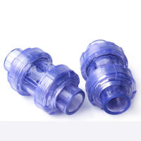 Gogo Thicken วาล์วตรวจสอบ PVC คุณภาพสูง Union Joint One Way Inverted Valve