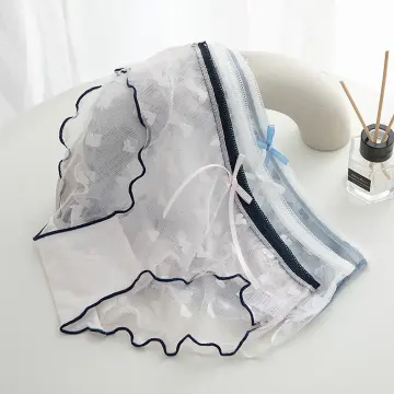 Sweet Japanese Lolita Mori Girls Underwear Transparent Panties Low Waist  Briefs