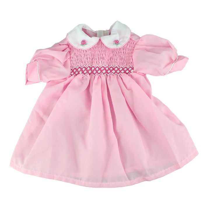 dress-model-baru-fir-สำหรับตุ๊กตาเด็กผู้หญิง18นิ้วเสื้อผ้าตุ๊กตาอเมริกัน46ซม