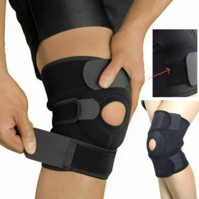 1pc Adjustable Knee Brace Support Sleeve Patella Stabilizer Protector Wrap for Arthritis Meniscus Tear Running Sports Knee Pads