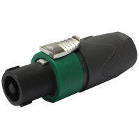 ปลั๊ก SPEAKON ต่อสายกดล็อคสีเขียว E122-A Pack