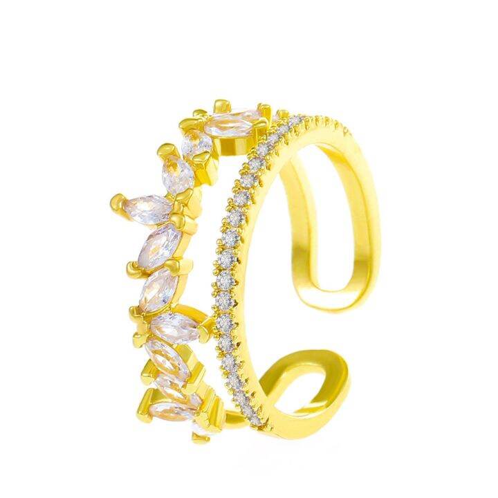 cod-european-and-ins-corrugated-pearl-ring-female-fashion-light-luxury-inlaid-zircon-double-layer-geometric-opening-index-finger