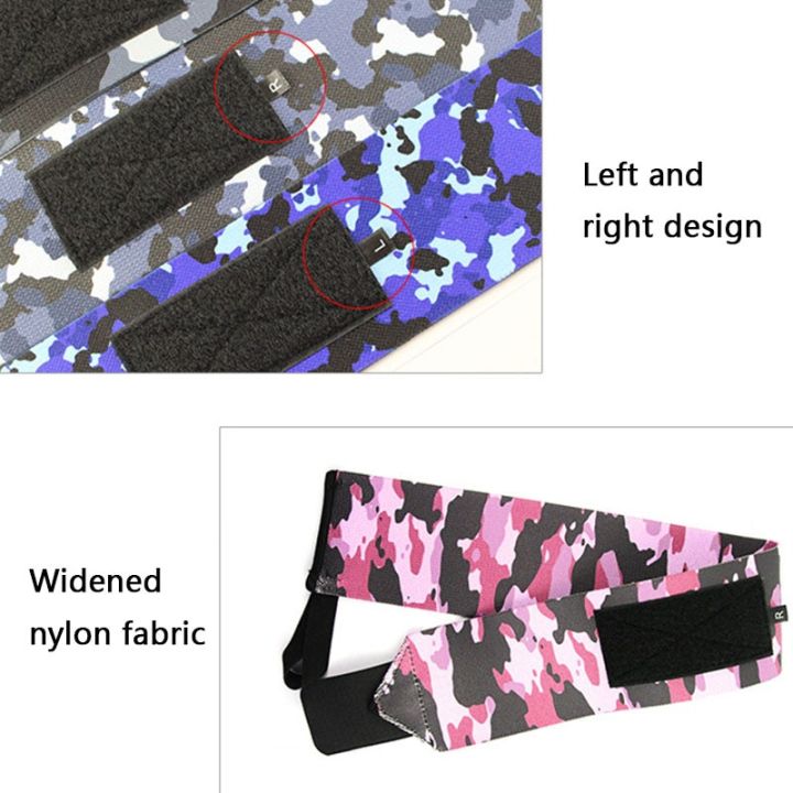 2pc-wrist-support-gym-strap-camouflage-adjustable-wristband-elastic-wrist-wraps-bandages-for-gym-weightlifting-protect-hand-wrap-adhesives-tape