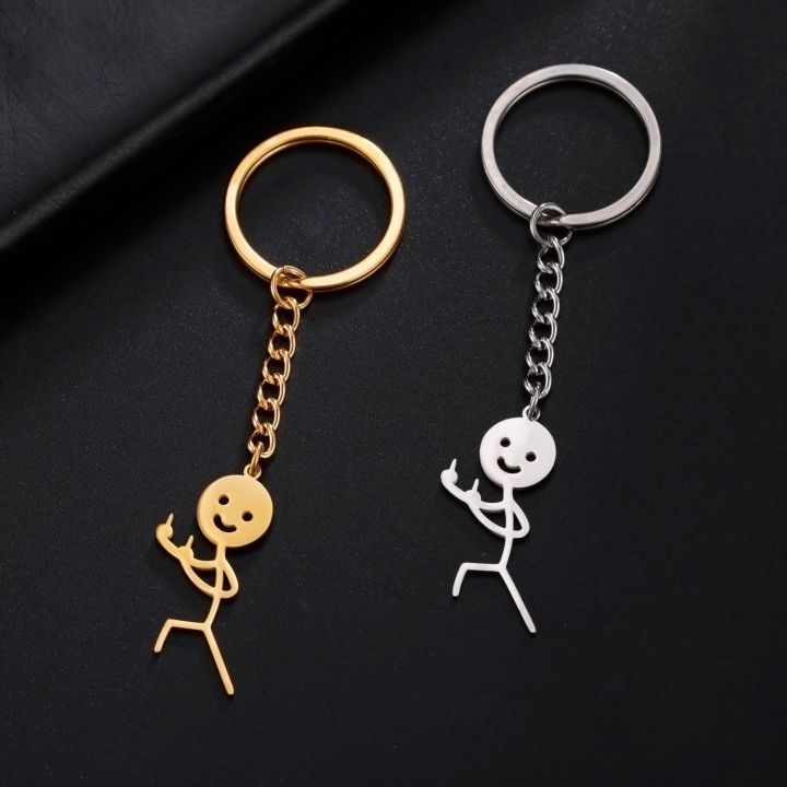 vv-teamer-2023-trend-fuxk-you-middle-stickman-keychain-school-car-pendant-couple-trinket-keyring-wholesale