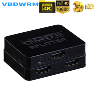 4K HDMI Splitter 1X2 1X4สัญญาณเครื่องขยายเสียง HDMI Switch Splitter 1 In 2 Out Video Distribut สำหรับ Dual Monitors HD DVD PC PS3
