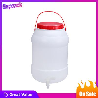 Gepeack ที่เก็บที่เก็บน้ำพร้อมก๊อกน้ำถังน้ำ10L สำหรับบาร์บีคิวการอยู่รอดกลางแจ้ง