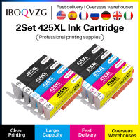 IBOQVZG Serasi 425XL ตลับหมึก CLI-426 PGI-425สำหรับแคนนอน PGI425 CLI426 PIXMA IP4840 IP4940 IX6540 MG5140 MG5240 MG5340