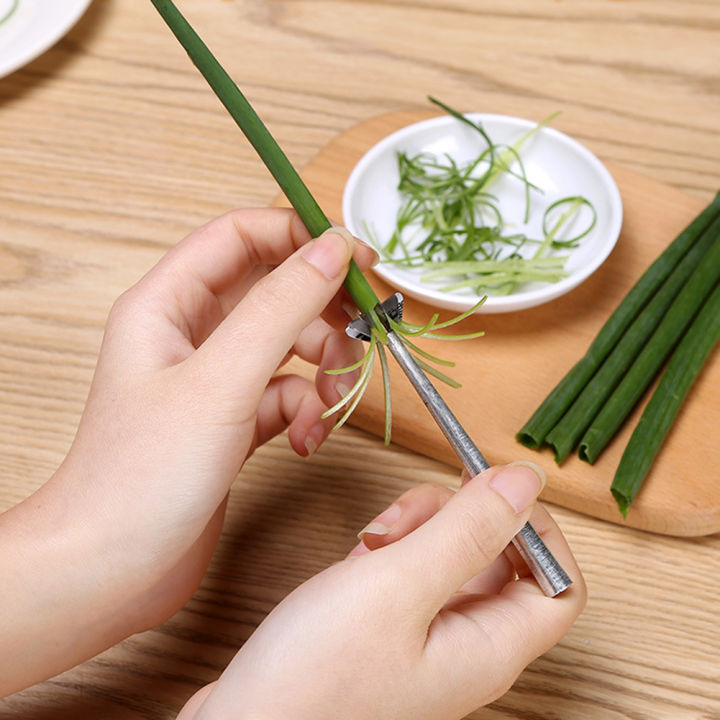  Scallion Cutter, Stainless Steel Onion Blossom Cutter