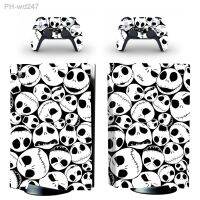 Skull Ghost PS5 Standard Disc Edition Skin Decal Cover for PlayStation 5 Console amp; Controller PS5 Disk Skin Sticker Vinyl