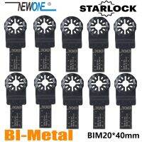 [HOT CHLXIWSHG 552] NEWONE Starlock BIM20x40mm Bi โลหะใบเลื่อยพอดีพลังงานเครื่องมือสั่นสำหรับไม้โลหะตัดลบเล็บ