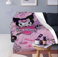 Sanrio Kuromi Silk Touch Sherpa Throw Blanket Multi Size 28