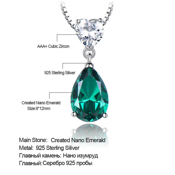 umcho-2019-new-fashion-925-sterling-silver-pendant-necklace-for-women-nano-emerald-zircon-chain-anniversary-necklace-with-chain