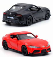 A1:36โตโยต้า Supra รถสปอร์ต RMZ เมืองล้อแม็ก D Iecast รถโมเดลของเล่นที่มีดึงกลับสำหรับของขวัญเด็กของเล่นคอลเลกชัน F162M