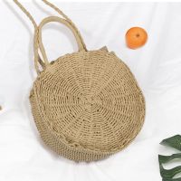 X7Lady Handbag Summer Beach Tote Handmade Rattan woven