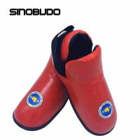 2021ITF Taekwondo PU Leather Gloves Foot Ankle Guard Martial Arts Karate Training Protector Equipment パームプロテクター