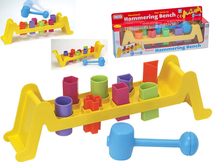 ของเล่นเด็ก-ของเล่นเสริมพัฒนาการ-ค้อนตอก-hammering-bench-funtime