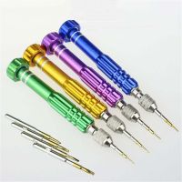 New 5 in1 Repair Opening Magnetic Screwdriver Kit Set For Watch Cell Mobile Phone Disassemble Open Tool Precision Screwdrivers