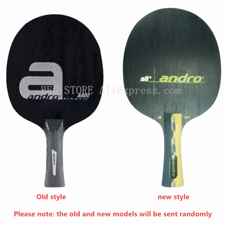 Andro table tennis racket A400 7 ply pure wood fast attack loop blade