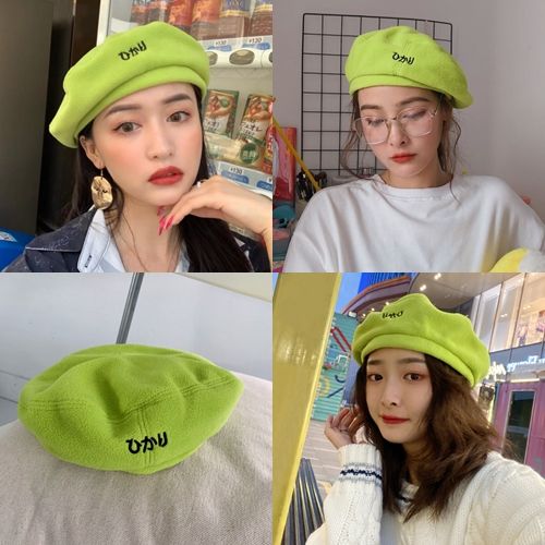 หมวกเบเร่ย์-สีล้วน-cap-hat-หมวกแฟชั่น-หมวกหน้าหนาว-หมวกเกาหลี-พร้อมส่ง