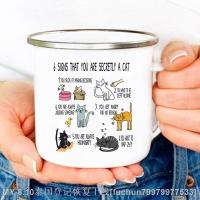 【hot】□ 6 Signs That You Are Secretly A Print Mugs Enamel Cups Drink Handle Drinkware
