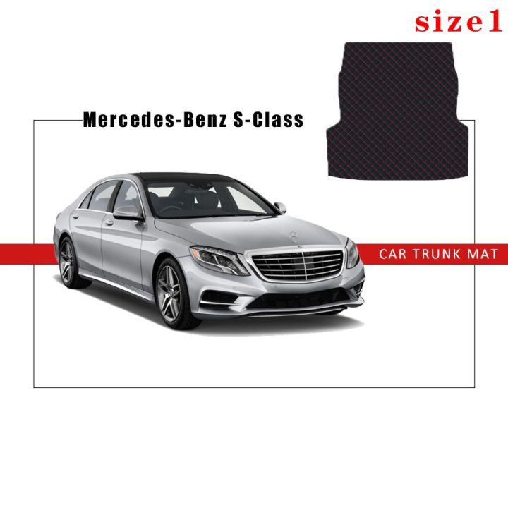 แผ่นบุรอง-c217สำหรับ-alas-bagasi-mobil-รถเบนซ์รุ่น2014-2020แผ่นปูรถยนต์-w222สำหรับ-mercedes-benz-s-class-trunk-แผ่นรองกระโปรงหลังรถ-benz