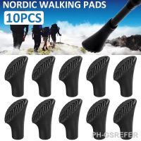 10Pcs Asphalt Pads Nordic Walking Pads Feet Rubber Buffers Trekking Poles Tip Protectors for Hiking Stick Climbing Accessories