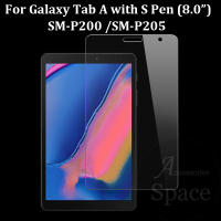 (* 1/2/3ชิ้น) กระจกเทมเปอร์9H สำหรับ Samsung Galaxy Tab A with S Pen (2019) 8.0นิ้ว P205 P200ฟิล์มกันรอยแท็บ TabA Plus 8 SM-P200 SM-P205ปกป้องหน้าจอ