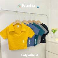 เสื้อครอป  รุ่น NADIA  ใส่ได้ตลอดกาล ถ่ายคาเฟ่ก็ปัง ใส่ไปเที่ยวก็เกร๋