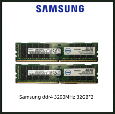 Samsung RAM 32GB*2 DDR4 3200MHz Desktop Memory 1.2V DIMM Gaming Memory for Desktop