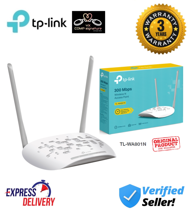 TPLink TLWA801N / WA801N 300Mbps Wireless N Access Point Lazada