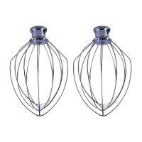 2X Wire Whip Attachment for Tilt-Head Stand Mixer for KitchenAid K5AWW 5 Quart KSM50, KSM5 Egg Cream Stirrer Accessories