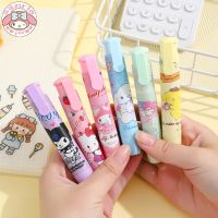 Sanrio Cartoon Press Eraser 12-36pcs Hello Kitty Kuromi Stationery Kindergarten Children Special Cute Creative Rubber Wholesale