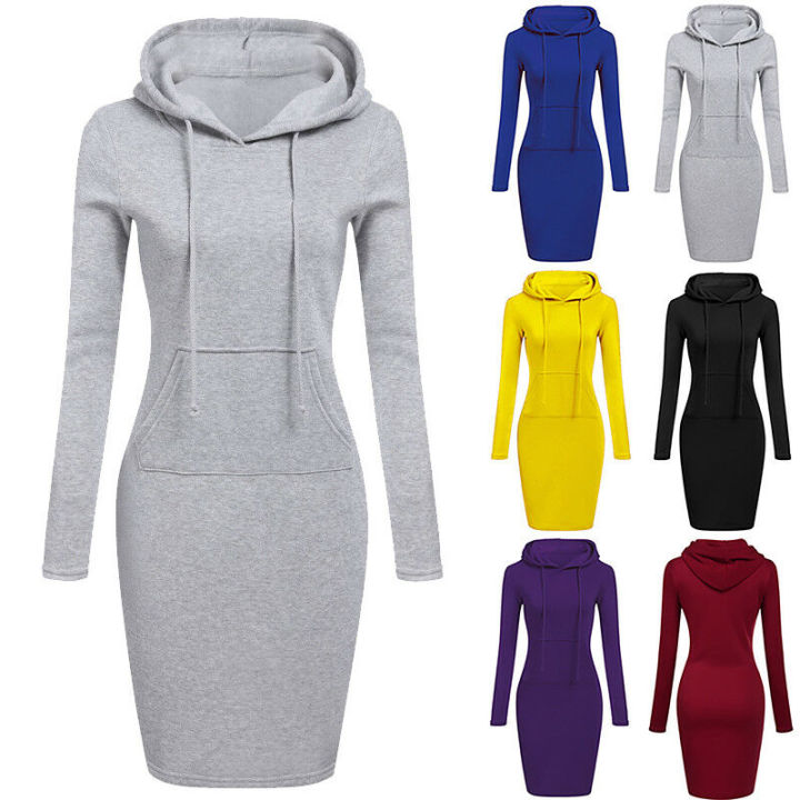 2021-new-autumn-long-hoodies-women-dresses-casual-pocket-long-sleeve-hooded-sweatshirts-loose-oversized-pullover-hoodie-dress