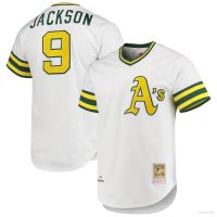 Plus MLB Oakland Athletics Baseball Tshirts Jackson Retro Jersey Sports Tee Plus Size Player Version Unisex