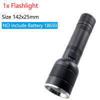 Super bright LED Flashlight 26650 Battery 2000 lumen P50 LED lamp beads Outdoor Zoomable LED Lightweight materials USB charging