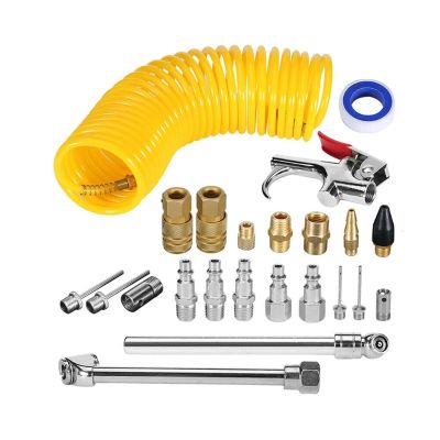 20 pcs air compressor accessory kit, pneumatic dust removal injection system kit 11UA