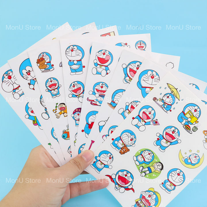 Tấm sticker DORAEMON DOREMON 10 x 15cm nhiều mẫu dễ thương cute ...