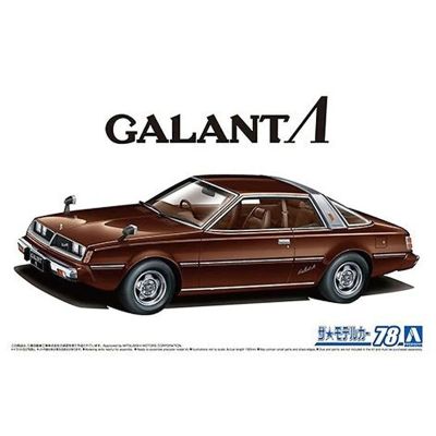 Aoshima 05849 1/24มิตซูบิชิ A133A Galant Lambda 78รถแฮนด์เมดของเล่น Hoy ชุดแปลนอาคารโมเดลพลาสติก