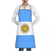 Argentina Flag Apron Waterproof Home Kitchen Cooking Waist Hanging Neck Towel Apron Aprons