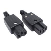 IEC320 C14 C15 AC PDU/UPS สายเต้าเสียบสายไฟสายเคเบิ้ลเชื่อมต่อประกอบติดตั้งแผงไฟฟ้า Receptacle ซ็อกเก็ต AC 250V 10A